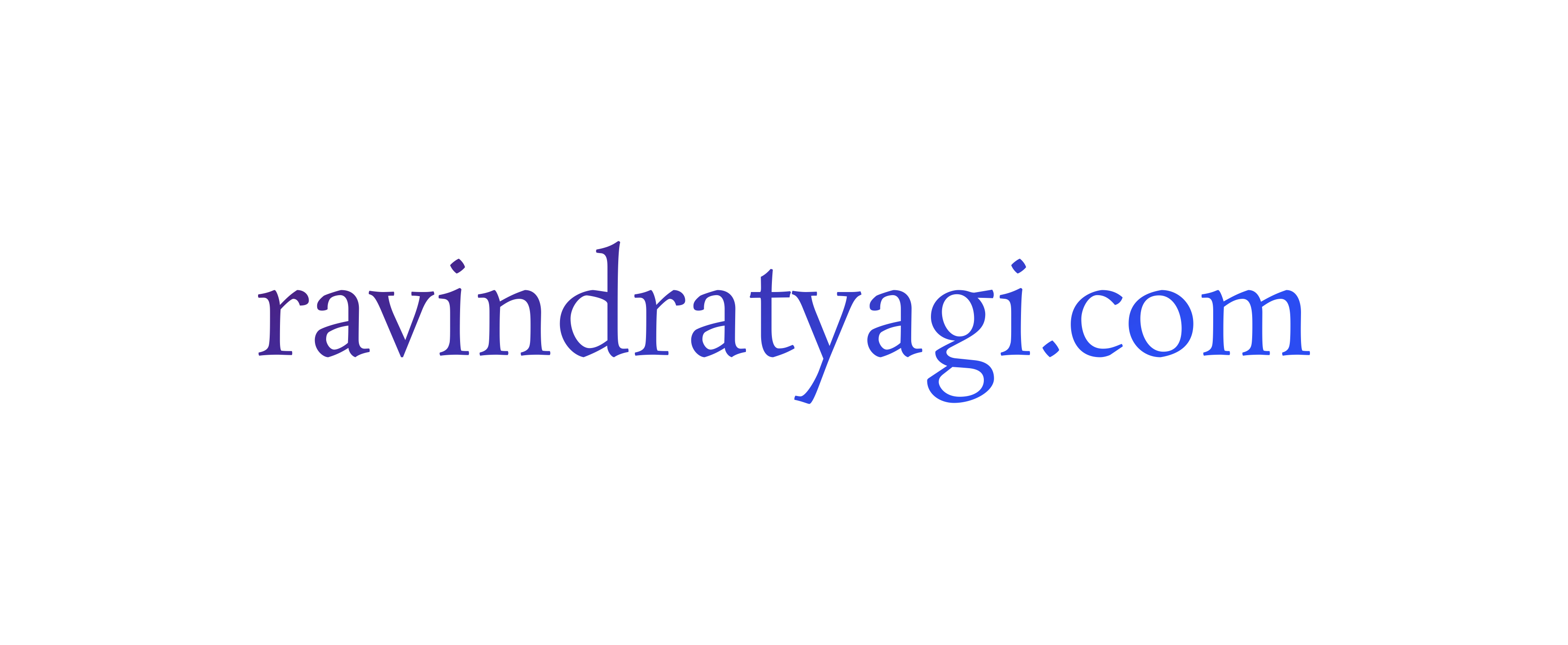 ravindratyagi.com | Think Strategically. Bet Intelligently. Win Consistently